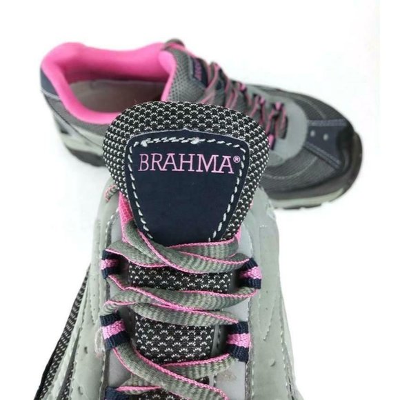 BRAHMA Women's Steel Toe Work Shoes Sarah Pink Black US 9.5 ASTM F2413-11 - Picture 4 of 12